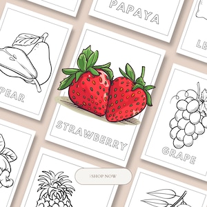 Kolorowanka Owoce: Tropikalne ilustracje dla dzieci i dorosłych zdjęcie 1