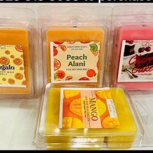 Hand-Poured Soy Wax Melts | Long Lasting,Highly Scented | All Natural Soy Wax | Strong Fragrance | Eco-Friendly Wax Tarts
