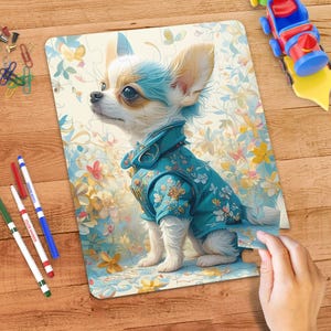 Cute Chihuahua Dog Puzzle for Kids and Adults, 30 110 252 520 1014 Pieces, Fun Colorful Dog Puzzle, Perfect Gift and Decoration