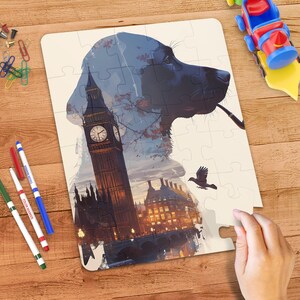 Big Ben Dog Puzzle for Adults and Kids 30 110 252 and 520 Pieces Fun Animal Jigsaw Puzzle Beautiful Art
