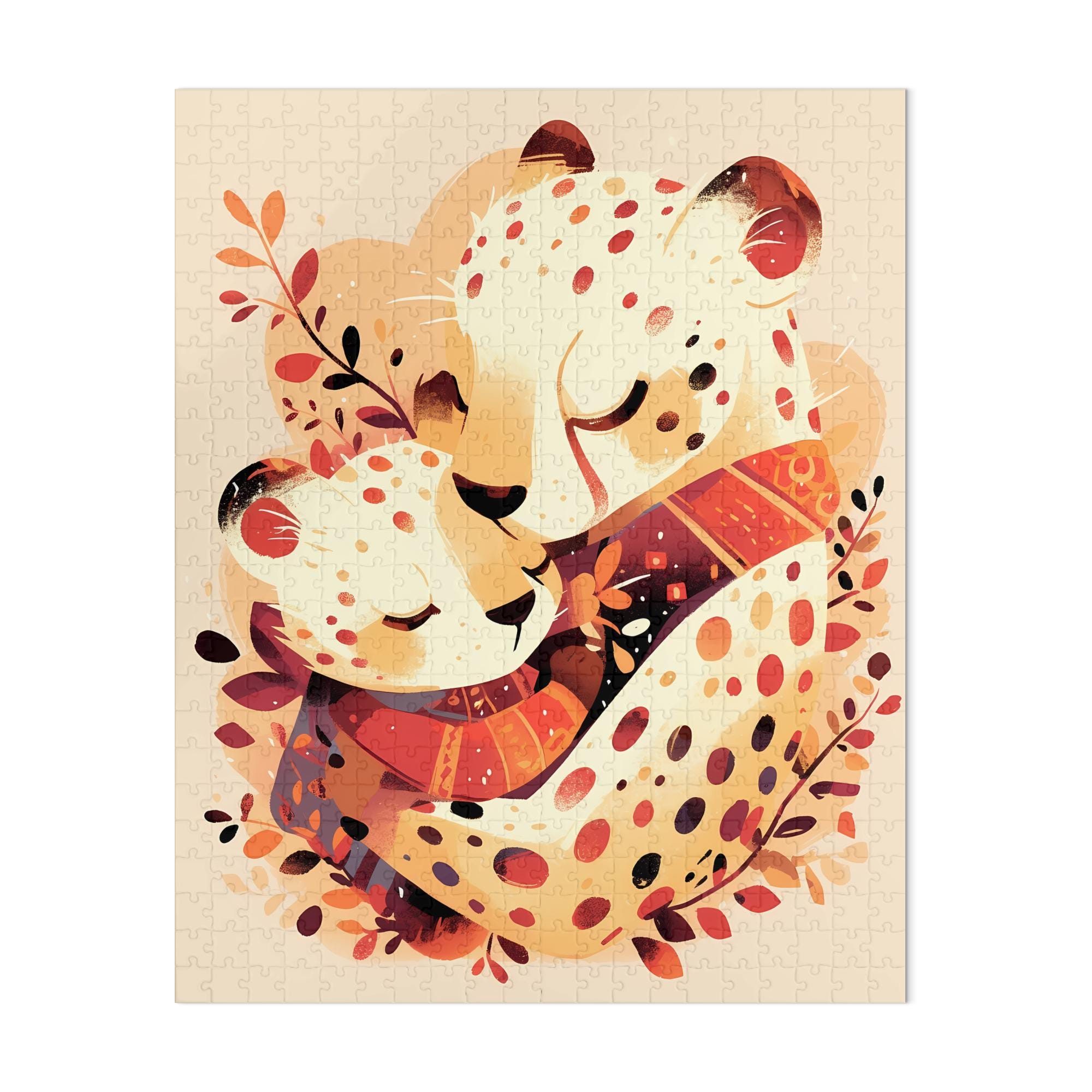 Cheetah Family Puzzle for Adults and Kids, 30 110 252 520