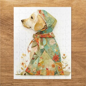 Colorful Dog Puzzle for Adults and Kids, 30 110 252 520 1014 Pieces, Animal Breed Design, Fun and Challenging Game