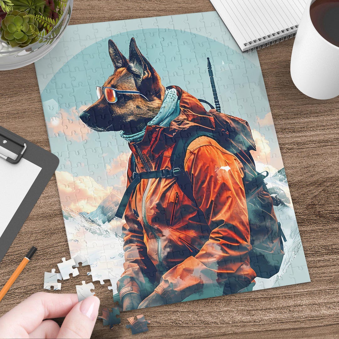 German Shepherd Puzzle Dog Lover Gift for Adults and Kids 30 to 1000 ...