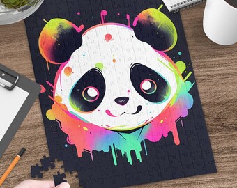 Cute Panda Jigsaw Puzzle for Kids and Adults, Fun Family Activity, Puzzle Ranging 30 to 1000 Pieces, Animal Puzzle Gift Idea