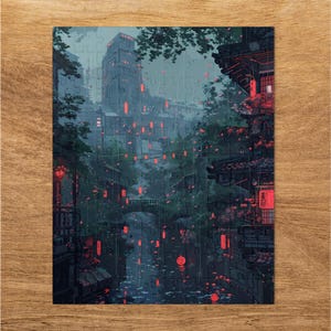 Beautiful Cityscape Puzzle for Adults and Kids, Available in 30, 110, 252, 520, and 1014 Pieces, Perfect Gift for All Ages