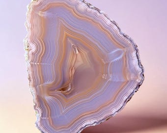 Superb El Sueco Agate 2.5”, Polished Specimen, Chihuahua Mexico