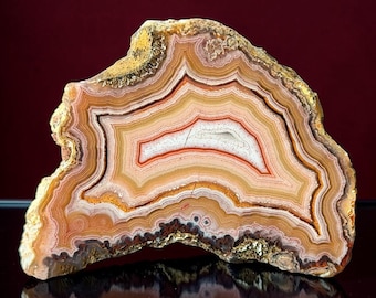 MED Laguna Agate Specimen Slab with visually striking pattern, Chihuahua Mexico