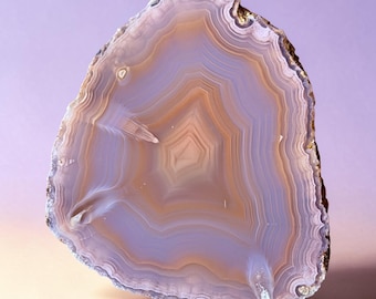 Superb El Sueco Agate 2.5”, Polished Specimen, Chihuahua Mexico