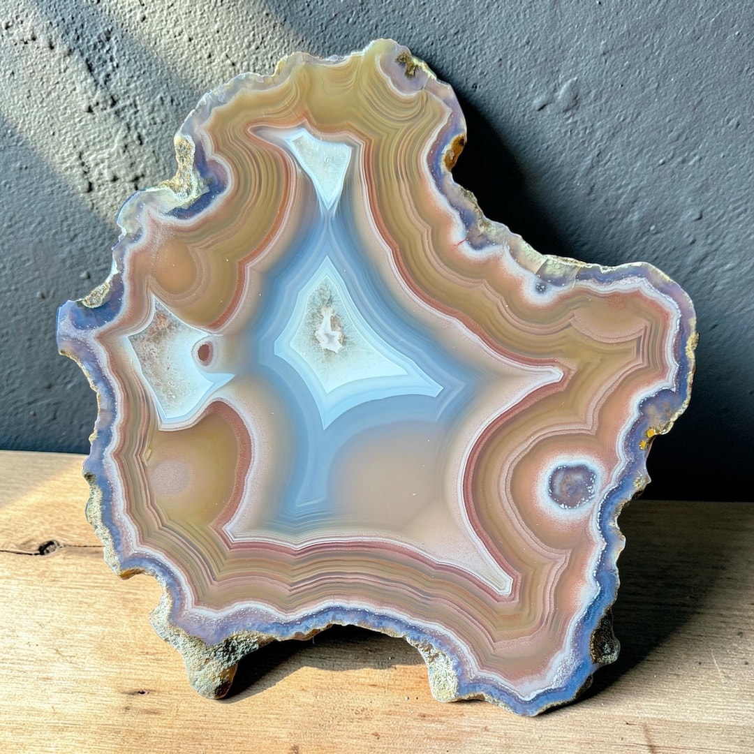 Very Large Bright Laguna Agate Slab, Mexican Specimen - Etsy