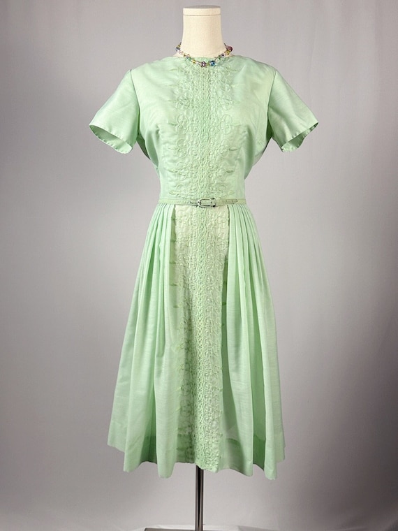 Vintage 1950s Kabro of Houston Fit and Flair Dress