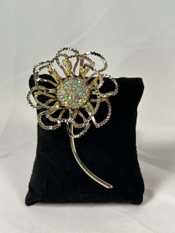 Sarah Coventry AB Flower Brooch