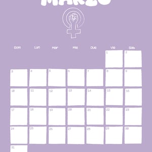 March 2024 Calendar Etsy