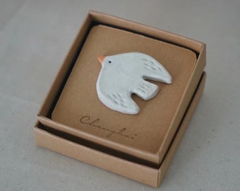 Aimants de réfrigérateur en argile, décor de cuisine, aimants de mouette faits à la main, aimant de réfrigérateur, cadeau pour maman, décoration de réfrigérateur mignonne