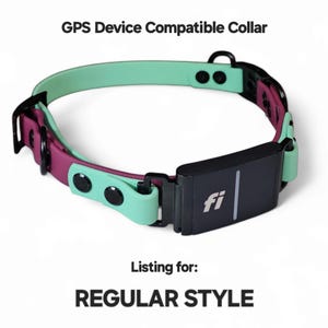 GPS Device Compatible Regular Biothane Dog Collar- READ DESCRIPTION!