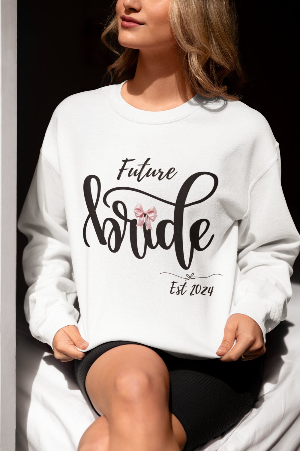 Personalized Gift For Bride, Bride Sweatshirt, Unique Bridal Shower Gift, Future Mrs Sweatshirt Engagement Gift, Coquette
