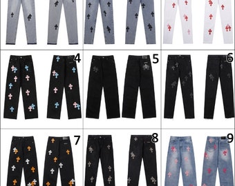 CH Style Black Jeans/Limited Edition Checkerboard Jeans, teen jeans