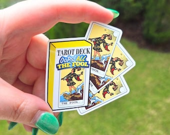 Tarot Deck - Oops! All The Fool! Sticker
