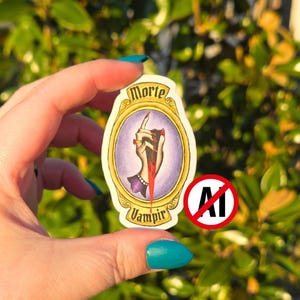 Victorian Hand Holding Stake In A Gold Frame Tattoo Style - Morte Vampir