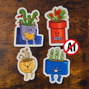 Plant Pals Bundle - All Four Stickers!