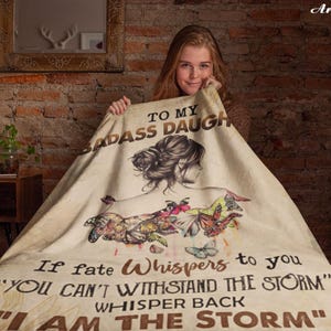 Custom Personalized To My Daughter Crystal Heart - Gift Idea From Dad To Daughter - To My Badass Daughter main image 1