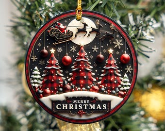 Adorno navideño 2025, Decoración navideña, Idea de regalo navideño, Recuerdo familiar, Adorno de regalo, Intercambio de regalos, Idea de regalo, Árbol de Navidad