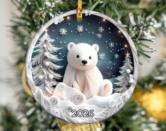 Christmas Ornament 2026, Christmas Decoration, Holiday Gift Idea, Heirloom Keepsake, Ornament Gift, Gift Exchange, Gift Idea, Xmas Tree