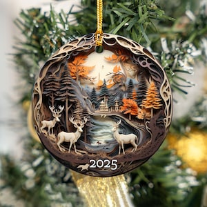 2025年オーナメント、クリスマスオーナメント、クリスマス