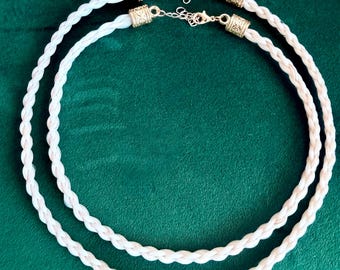 Horsehair Bracelet – Black & White Braided Western Bracelet | Handmade Equestrian Jewelry