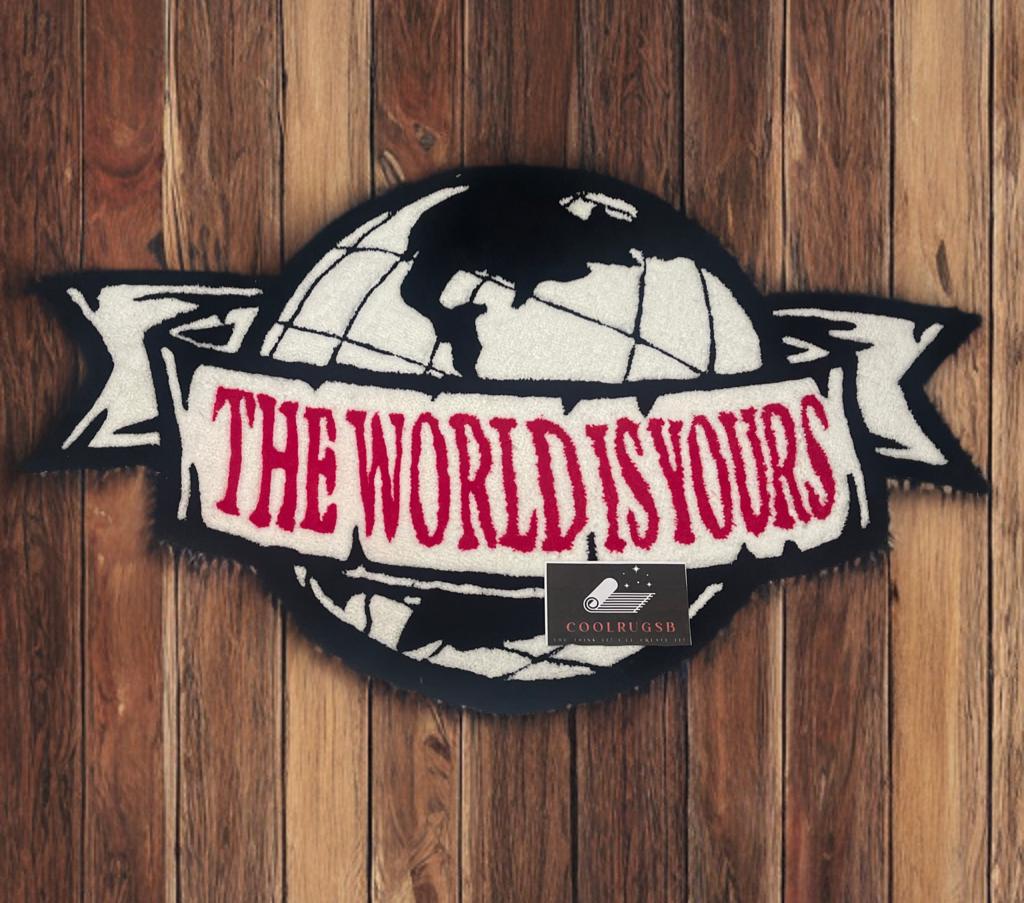 ScarFace20キロ Hand-tufted Scarface the World is Yours Rug - Etsy