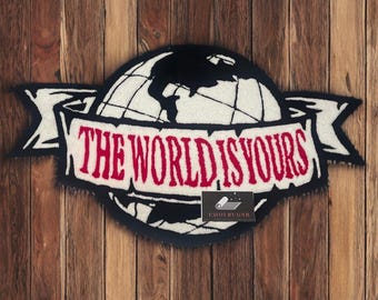 Hand-Tufted Scarface the World is Yours Rug