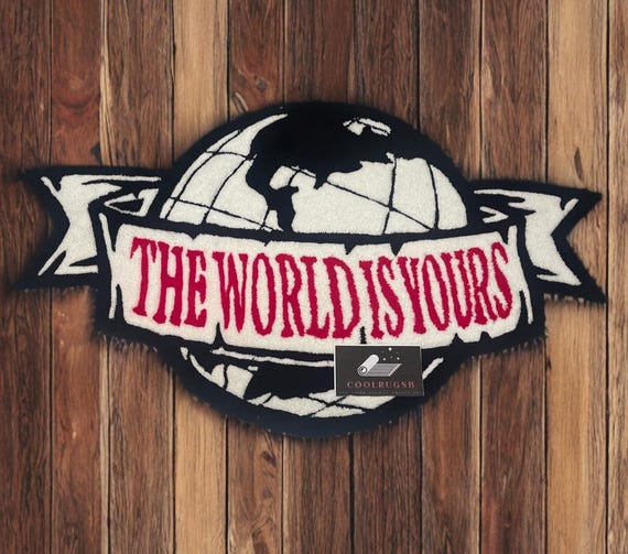Hand-tufted Scarface the World is Yours Rug - Etsy