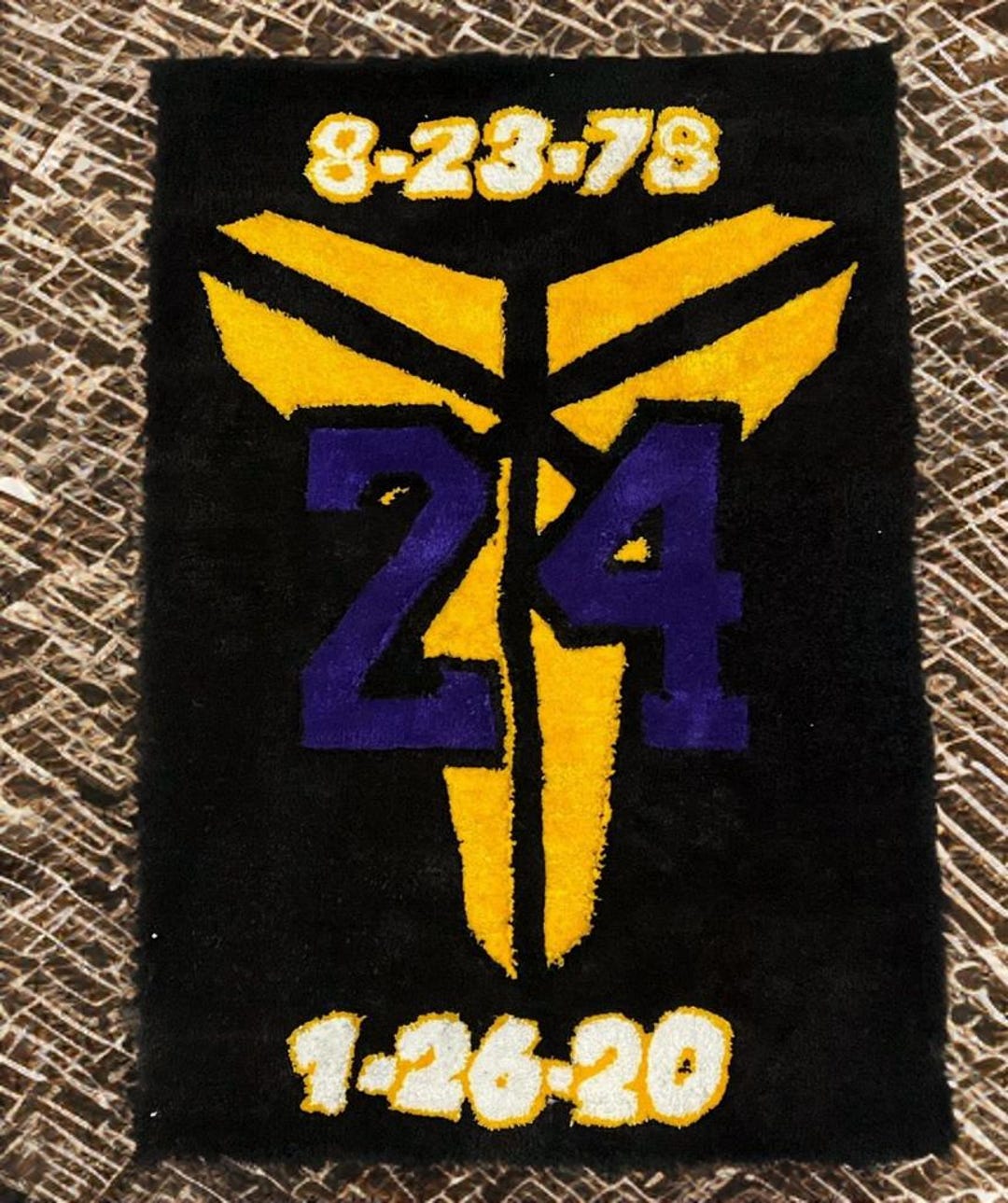 Kobe Rug Custom Kobe Bryant Tufted Inspired Rug - Etsy