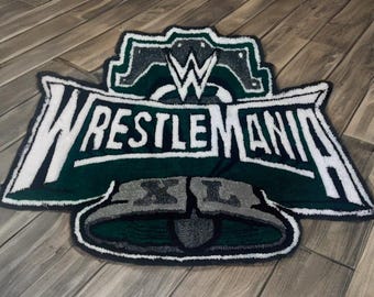 Hand-Tufted Wrestle Mania XL Inspired Rug