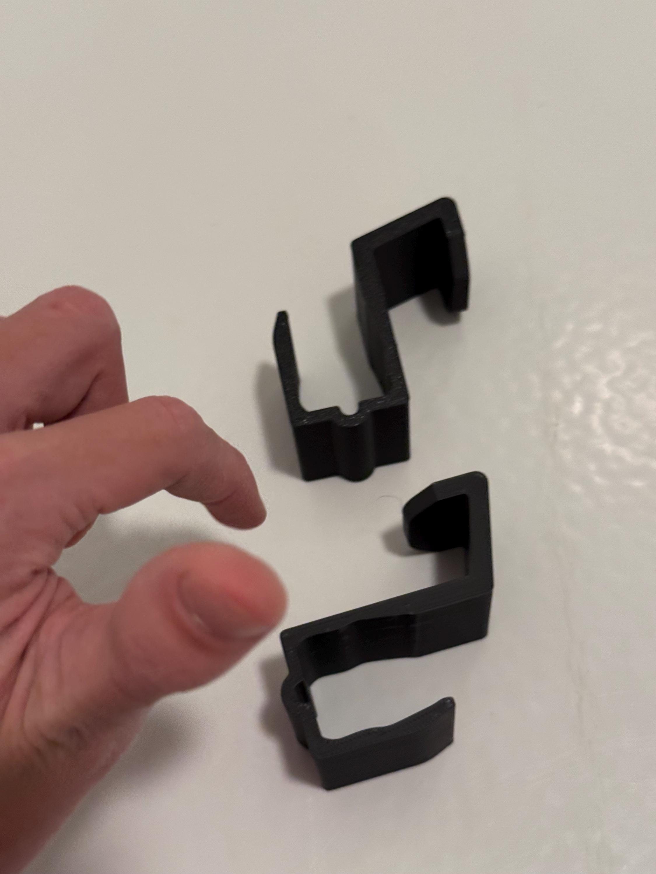 2 Pack Shower Rod Towel Hooks-bathroom Essentials - Etsy