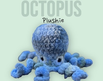 Adorable Handcrafted Crochet Octopus Plushie