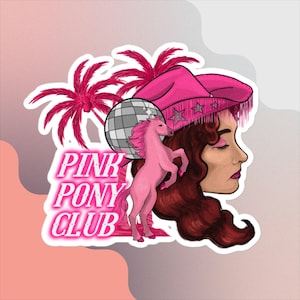 Chappell Roan Pink Pony Club Sticker