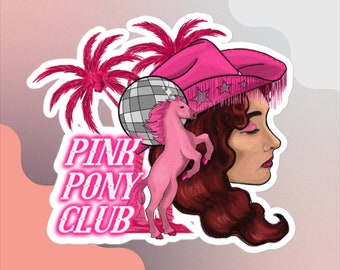 Chappell Roan Pink Pony Club Sticker