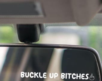 Mirror Decal | Car Sticker | Waterproof Auto Vinyl