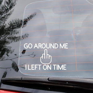 middle finger car decal, middle finger car, middle finger decal, funny middle finger decal, funny middle finger, gift for him, gift for her