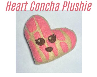 Pelúcia Kawaii Concha em formato de coração