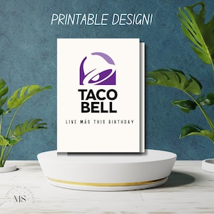Taco Bell-verjaardagskaart