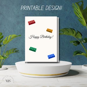 Lego Birthday Card