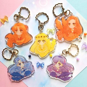 Mermaid Melody 2.5&quot; Charms - Mermaid Princess Set 2