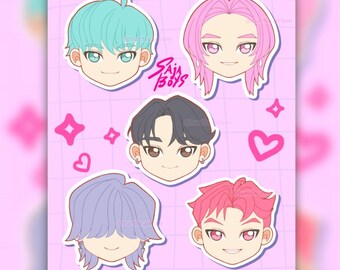 K Pop Demon Hunters Art Print - Boys 5x7"