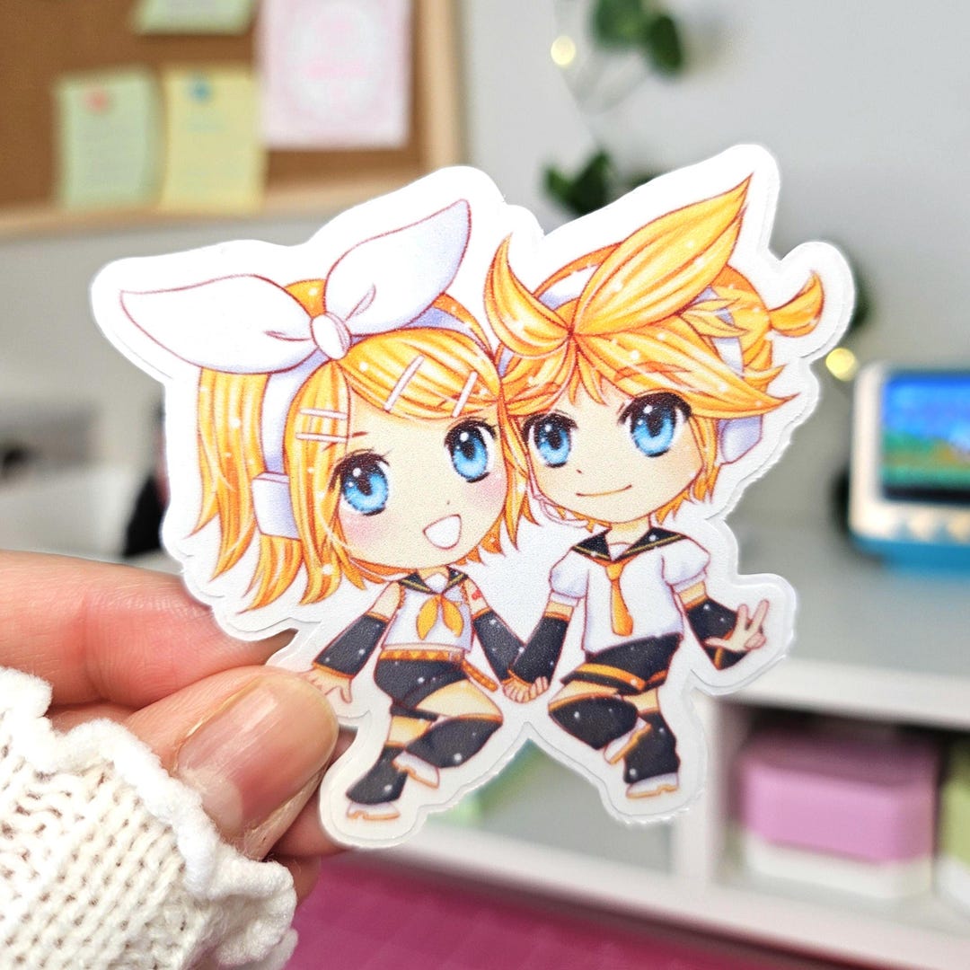 Kagamine Rin Kagamine Len Vocaloid Sticker - Etsy