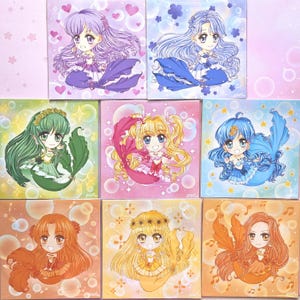 Mermaid Melody 5&quot; Prints - Mermaid Princess Set