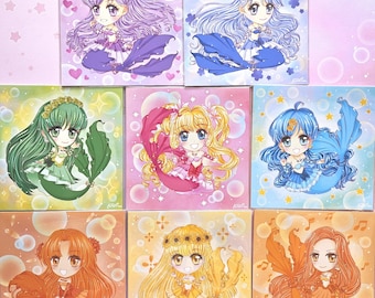 Mermaid Melody 5" Prints - Mermaid Princess Set