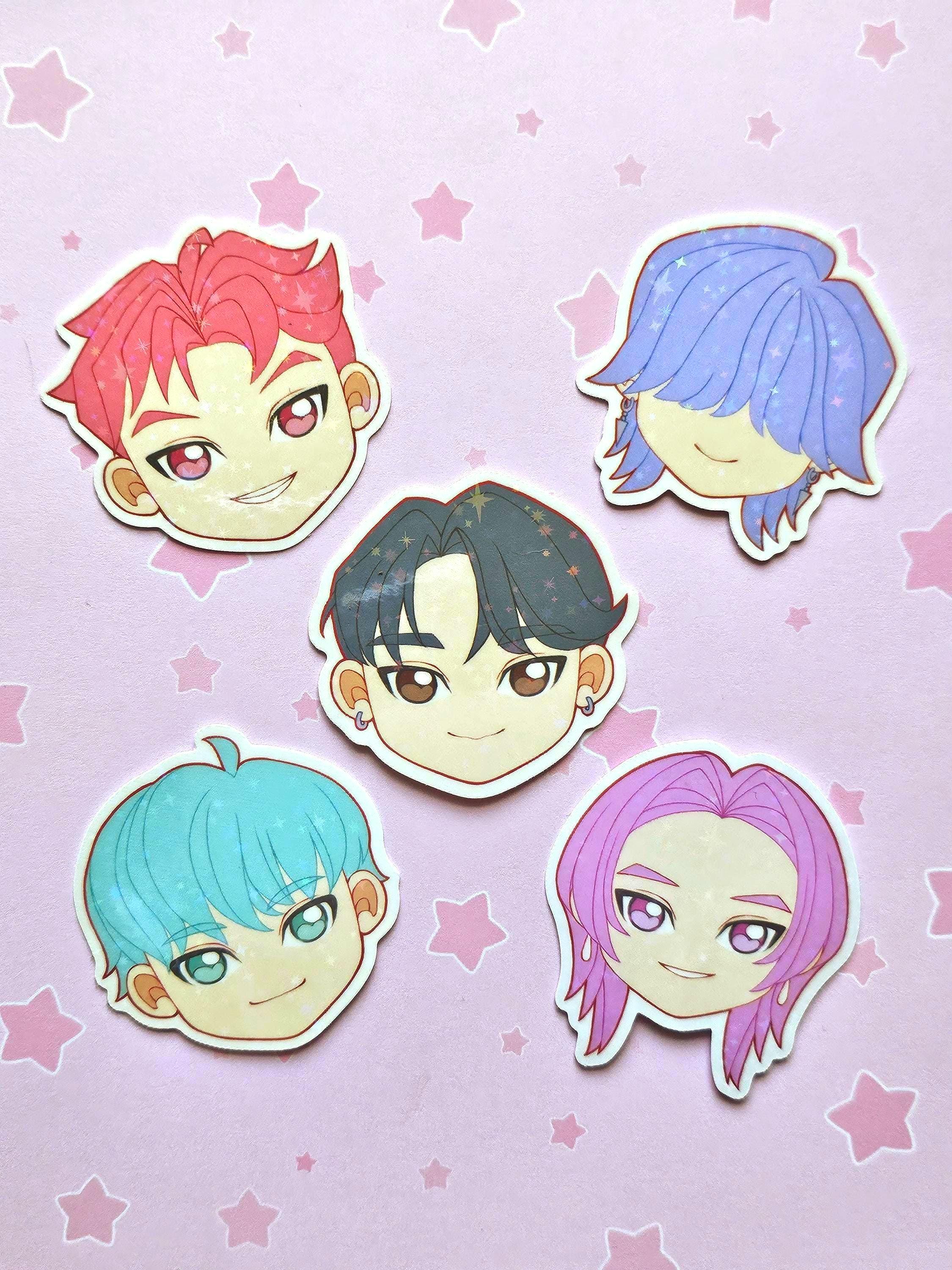 K Pop Hunters Boys Sticker Set - Etsy
