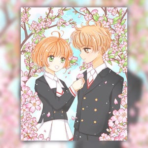 Cardcaptor Sakura And Li Art Print - Spring