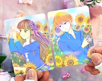 Tohru and Kyo Fruits Basket Holographic Anime Photocards